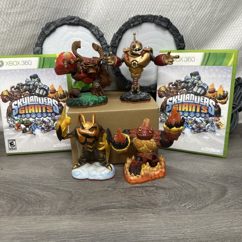Skylanders Lot Giants 2012 Activision Xbox 360 Game Lot Portals Games X-Box